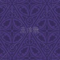 紫地のエスニック調のパターンタイル模様