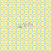 黄地のアラベスク調のパターンタイル模様