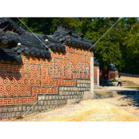 伝統的で雰囲気のある外壁の写真素材(2)