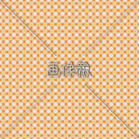 グレーとオレンジのパターンタイル模様