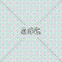 黄緑十字星のパターン模様