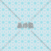 水色の風車調のパターン模様