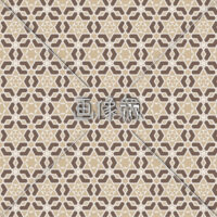 茶色の六角形パッチワークパターン模様