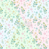 花柄のアーガイル模様