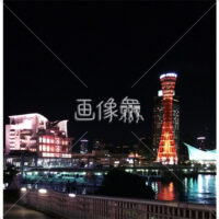 ハーバーランドの夜景の(4)写真