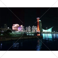 ハーバーランドの夜景の(8)写真