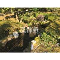 晴天の兼六園の写真素材(8)