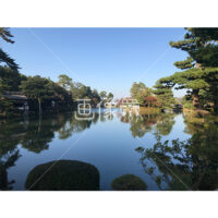 晴天の兼六園の写真素材(30)