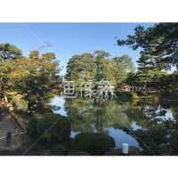 晴天の兼六園の写真素材(33)