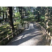 晴天の兼六園の写真素材(50)