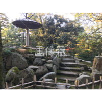 晴天の兼六園の写真素材(55)