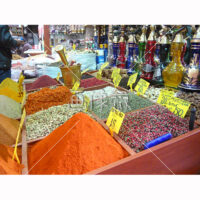 トルコのバザー(香辛料)の写真