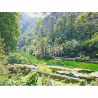 山奥の風景の写真