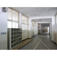 学校の廊下の写真