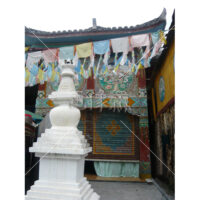 チョルテンが立つ写真