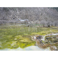 九賽溝の池の写真