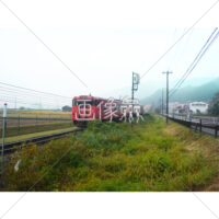 田舎のローカル線の写真