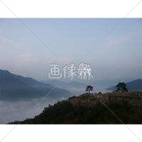 朝の雲海(8)写真素材