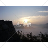 朝の雲海(14)写真素材