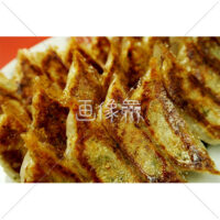 パリパリの焼き餃子の写真