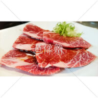 脂ののった美味しそうなカルビの写真