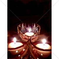 キャンドルの写真素材