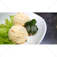 定番のポテトサラダの写真素材