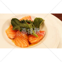 脂ののったサーモンの写真素材