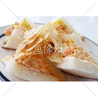 軽食におすすめなサンドイッチの写真素材