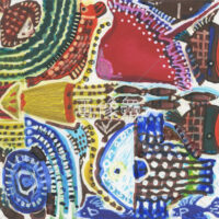 お魚の手書き(1)イラスト