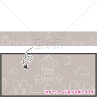 絵本風の宮殿の(3)イラスト