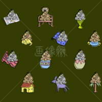 色々な大仏様の(2)イラスト