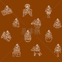 色々な大仏様の(5)イラスト