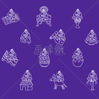 色々な大仏様の(7)イラスト