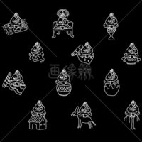 色々な大仏様の(9)イラスト