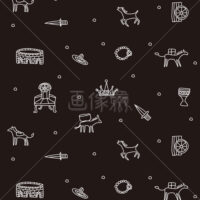 絵本風のアラビアンイメージの(4)イラスト