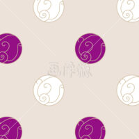 干支の鼠イラストタイル(1)模様