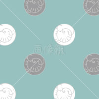 干支の虎イラストタイル(1)模様