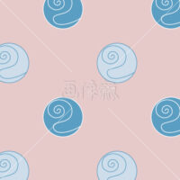 干支の蛇イラストタイル(1)模様