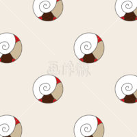 干支の鳥イラストタイル(2)模様