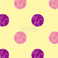 干支の犬イラストタイル(1)模様