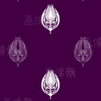 食虫植物のパターンタイル(2)模様