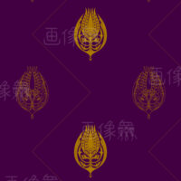 食虫植物のパターンタイル(4)模様