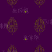 食虫植物のパターンタイル(7)模様