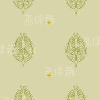 食虫植物のパターンタイル(8)模様