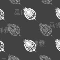 食虫植物のパターンタイル(9)模様