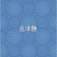 青のシック柄のパターンタイル模様