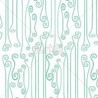 緑風呂敷柄のパターンタイル模様