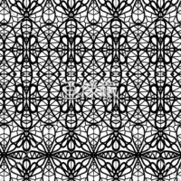 ガーリーなレースのパターン素材(ブラック)