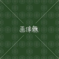文様のような円形パターン模様素材(緑)